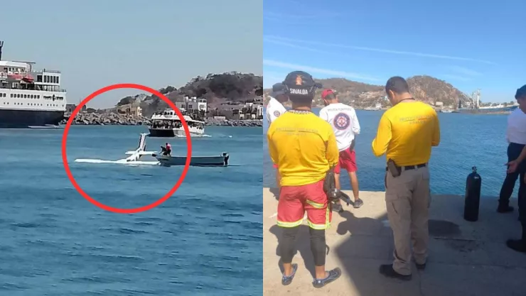 Cae avioneta en Mazatlán; reportan dos heridos