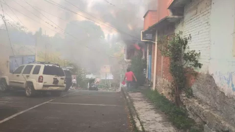 Seis personas presentaron crisis nerviosa tras el siniestro ocurrido en la colonia Melesio Portillo