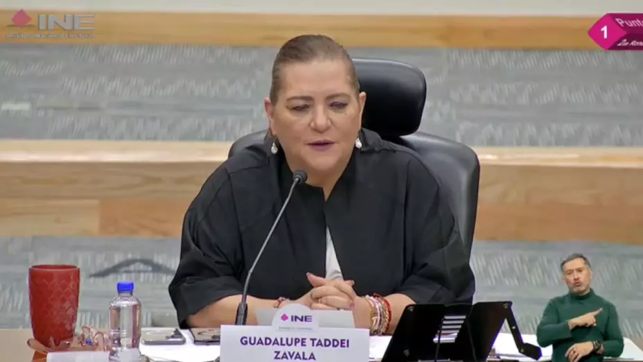 Guadalupe Taddei, presidenta del INE.