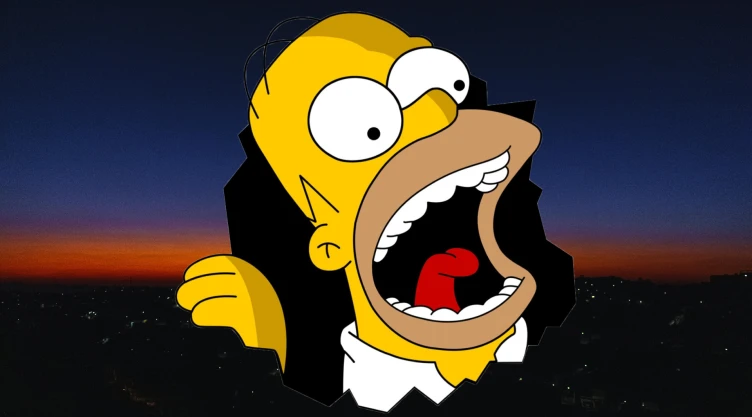 Apagón masivo noviembre 17 2024 los simpson