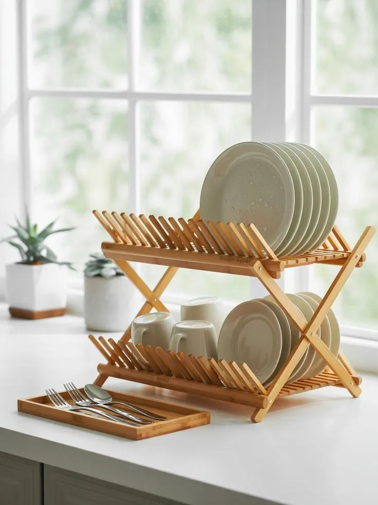 5 opciones para reemplazar el escurridor de platos por soluciones más vintage