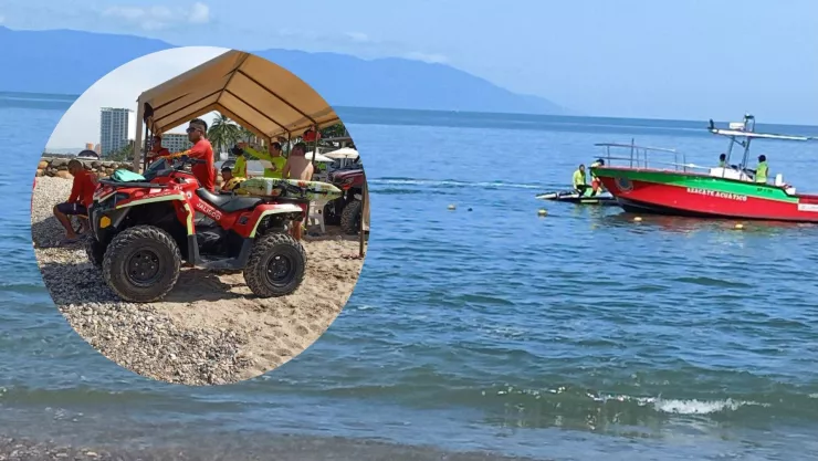 Joven se ahoga Playa Camarones Puerto Vallarta