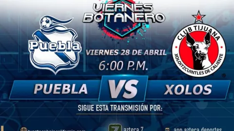 Cómo ver en vivo Partido Puebla vs Xolos jornada 17