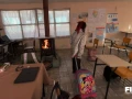 Pese al frío, los alumnos de la comunidad de La Silla en Durango llegan a clases.