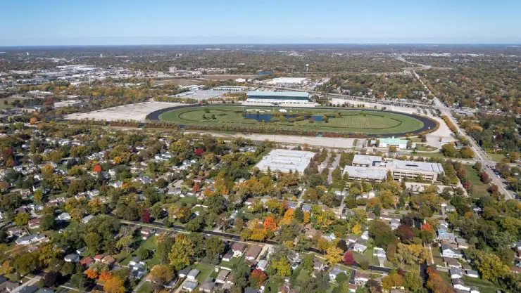 el suburbio de Arlington Heights en el estado de Illinois