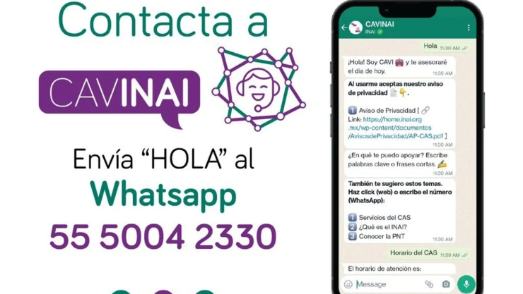 INAI chatbot acceso a la información