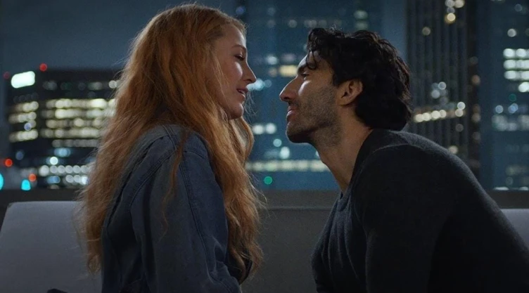 Escena de Blake Lively y Justin Baldoni en Romper el Círculo