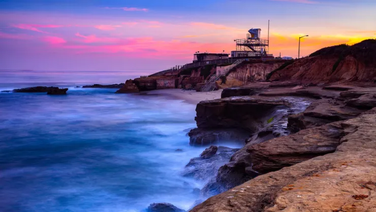 Amanecer en La Jolla Cove.