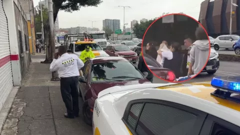 Nace un bebé en medio del tráfico de la CDMX; quedaron atorados tras tormenta
