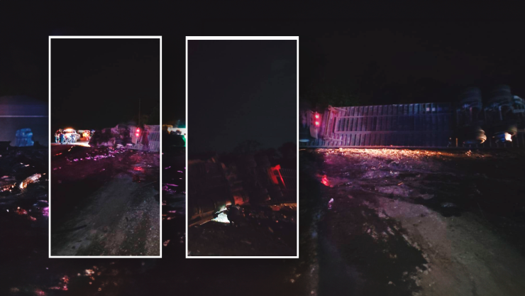 Accidente tráiler curva del diablo