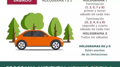 Hoy No Circula Sabatino: ¿Qué autos descansan el sábado 19 de agosto en CDMX y Edomex?