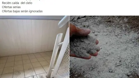 Venta cenizas Popocatepetl.