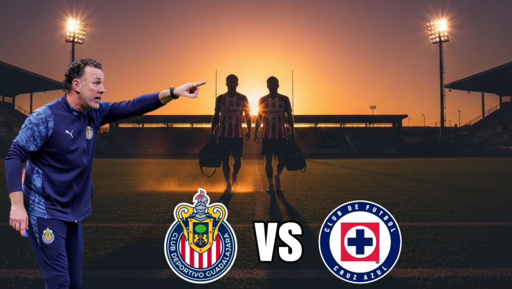 Gabriel Milito descarta a 2 referentes de Chivas para el partido ante Cruz Azul: los suple por un par de jóvenes