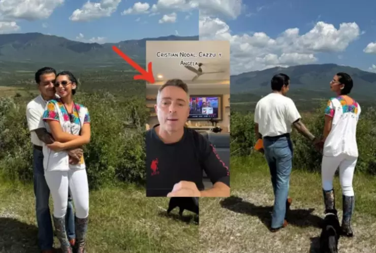 Christian Nodal y Ángela Aguilar