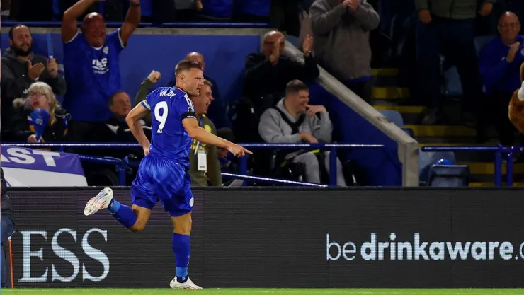 Jamie Vardy marcó el gol del empate para el Leicester City
