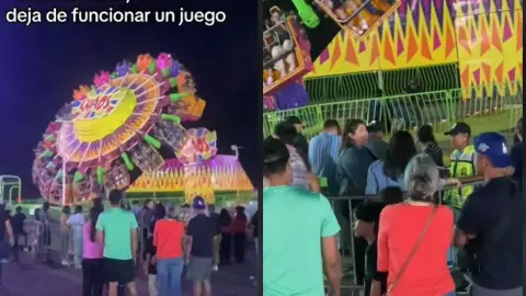 Falla en juego mecánico en Chihuahua