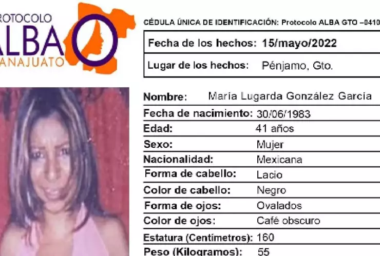A casi tres años de su desaparición, continúa la búsqueda de María Lugarda, en Guanajuato