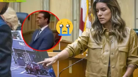 Así fue la reacción de Ana Araujo tras declarar a Pablo Lyle culpable.