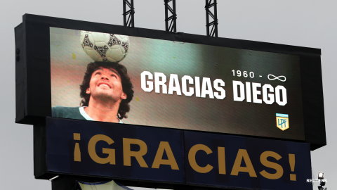Maradona Argentina homenaje Boca Juniors
