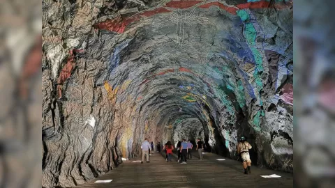 El Principio, mural en la Presa Huites