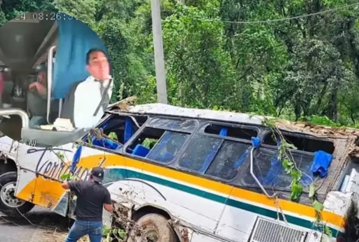 Accidente Coscomatepec Veracruz autobús cae barranca