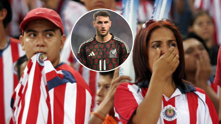 Santiago Gimenez decepcionó a la afición de Chivas