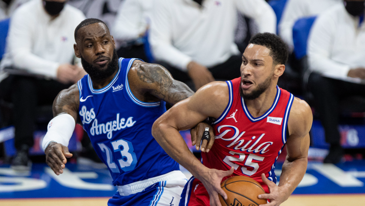 Philadelphia 76 vs Los Angeles Lakers