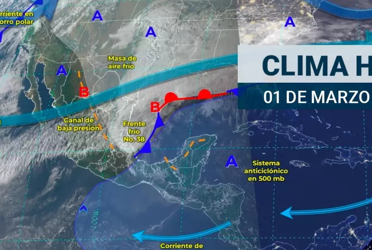 Clima en México hoy 1 de marzo de 2024