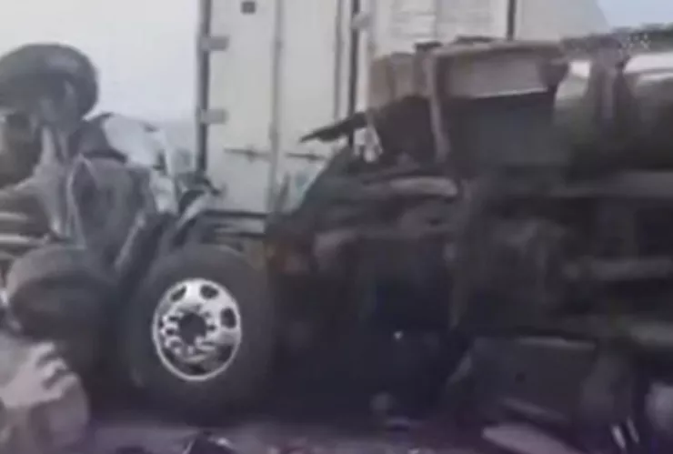 VIDEO | ¡Impactante! Así quedaron los tráileres volcados en la Autopista Guadalajara a Colima
