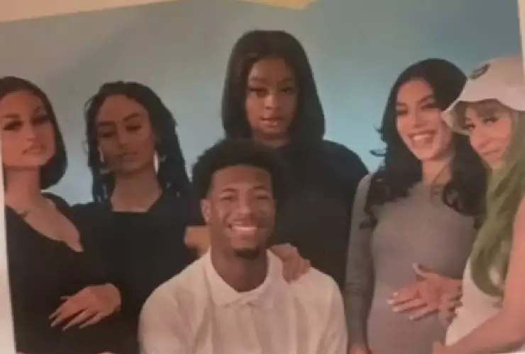 VIDEO_ Organiza baby shower conjunto tras embarazar a 5 mujeres