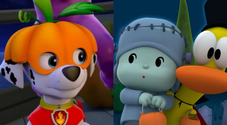 4-capítulos-Paw-Patrol-Pocoyó-Halloween-miedo-noche