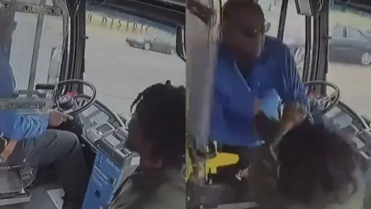 Pasajero golpea a conductor de autobús