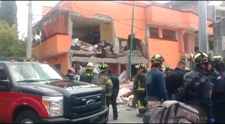 Explosión en Azcapotzalco por tanque de gas