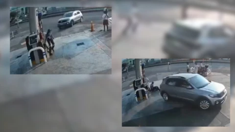 Un despachador en una gasolinería fue atropellado en CDMX.