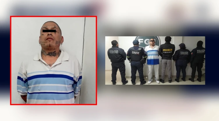 Captura de presunto miembro del grupo conocido como La Chokiza de Ecatepec.