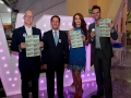 Guillermo Cueva, Eugenio Garza, Anette Michel y Patricio Borghetti