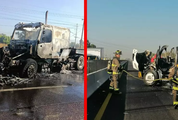 Quema de vehículos en carreteras de Guanajuato