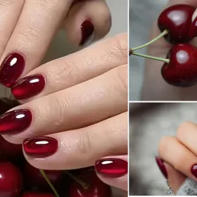uñas en color rojo cereza.jpg