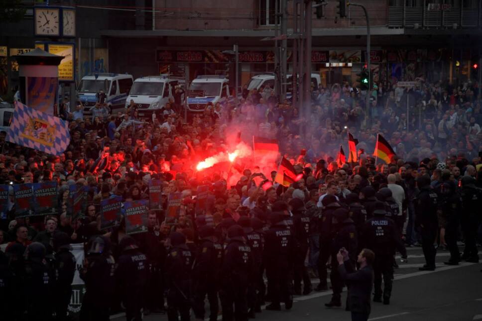 Chemnitz protestas ultraderecha 2