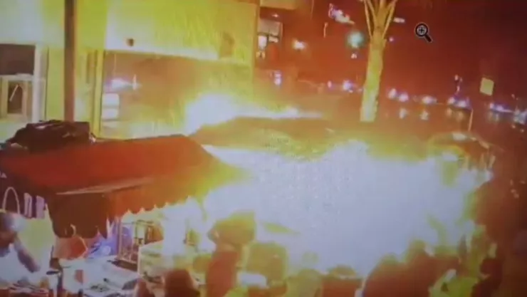 Mina de gas hace explosión en la avenida Revolución de Tijuana