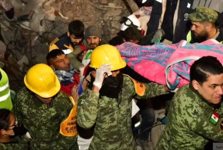 Ejército Mexicano rescata a una mujer de 70 años en Turquía