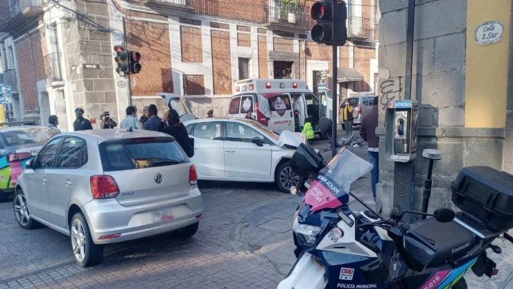 choque en el Centro Histórico