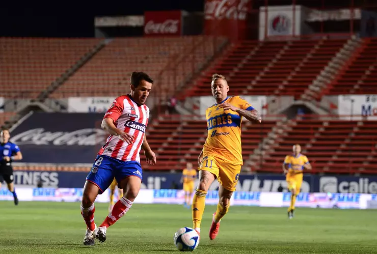 Con cuatro golazos, Atlético San Luis y Tigres empatan en la Jornada 8 del Guardianes 2021