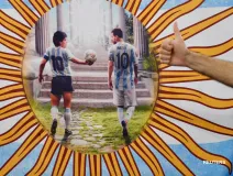 Maradona y Messi