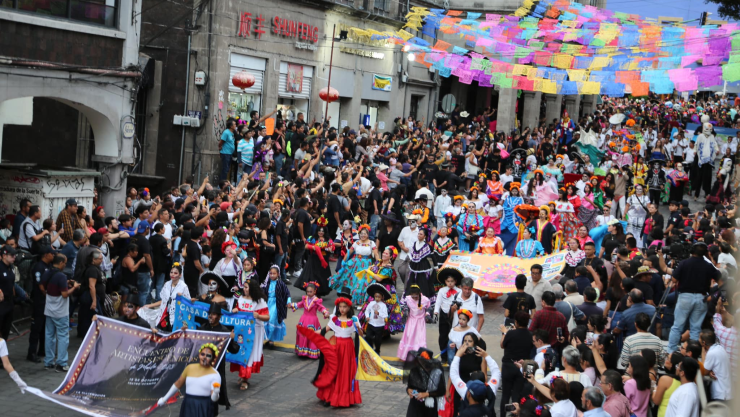 Desfile de catrinas Cuernavaca