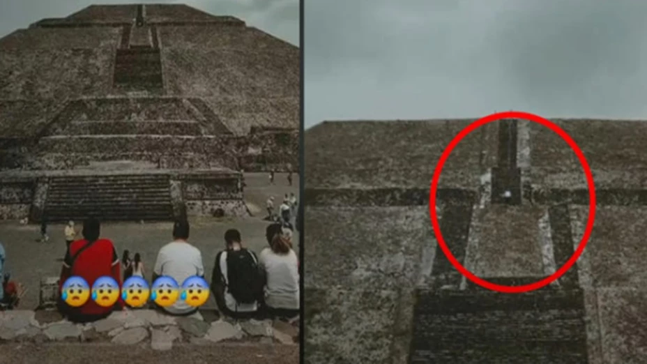 figura Pirámide del Sol Teotihuacán