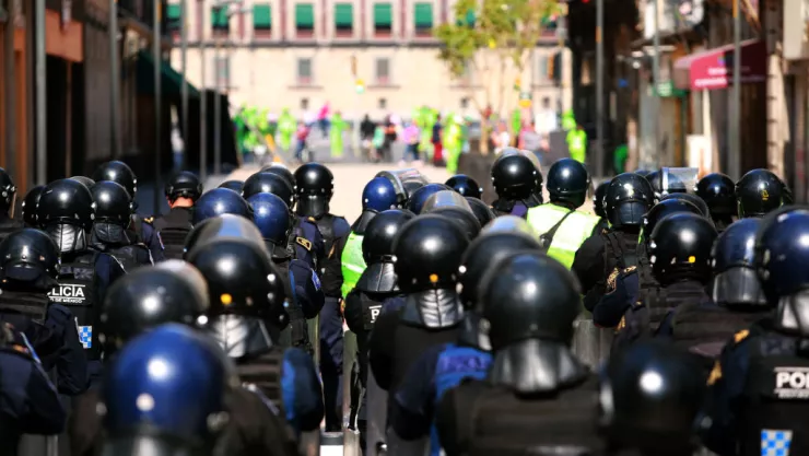 Feminist Groups Protest Against Police Brutality In Mexico City