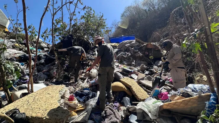 Buscaban a Sergio Laguna, pero encontraron restos humanos en Tonalá