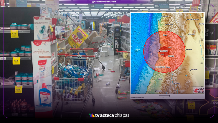 ¡Sismo sacude Chile! Graban momento exacto del temblor hoy 15 de octubre | VIDEO