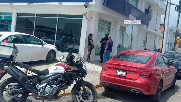 asalto al salir de banco